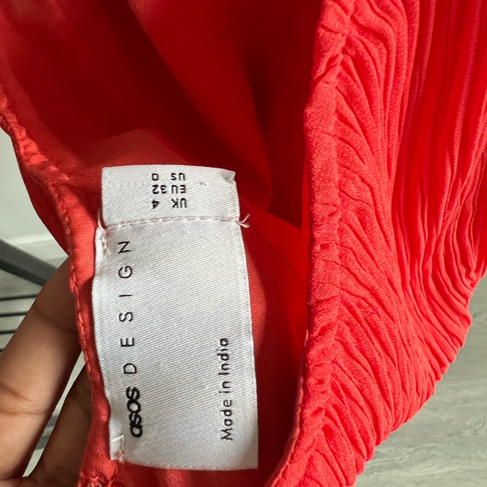 ASOS Design Red Halter Dress - Picture 4 of 4